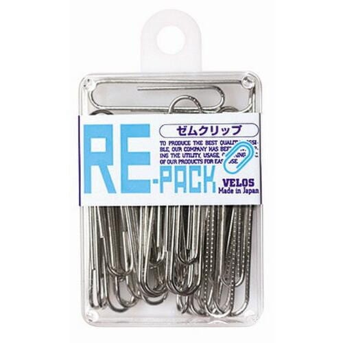 リ・パックジャンボ ゼムクリップシルバ− 5個