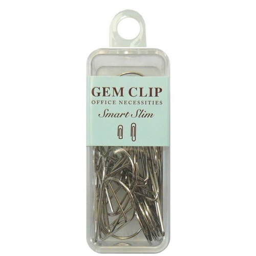 スマートスリムスプリングゼムクリップ シルバー5個
