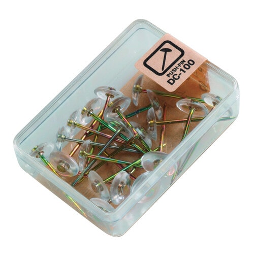 カーペット画鋲 20本 透明 5個