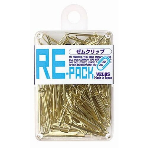 リ・パック大Vゼムクリップゴ−ルド40g 5個