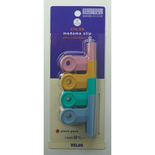 中 目玉クリップ ヌリカラー 4コ 5枚