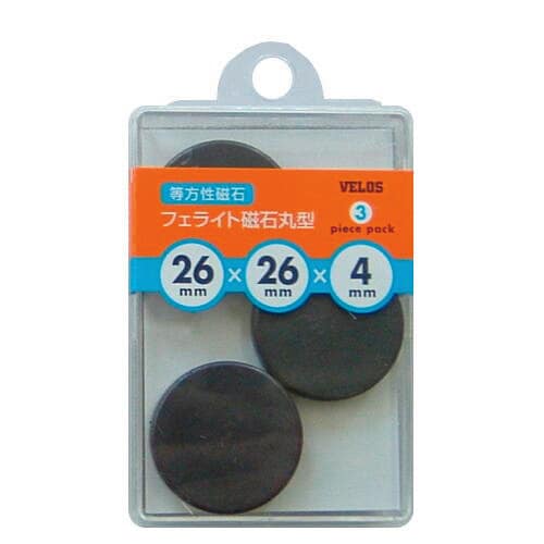 磁石 丸型 Ф26x4mm 3コ 5個