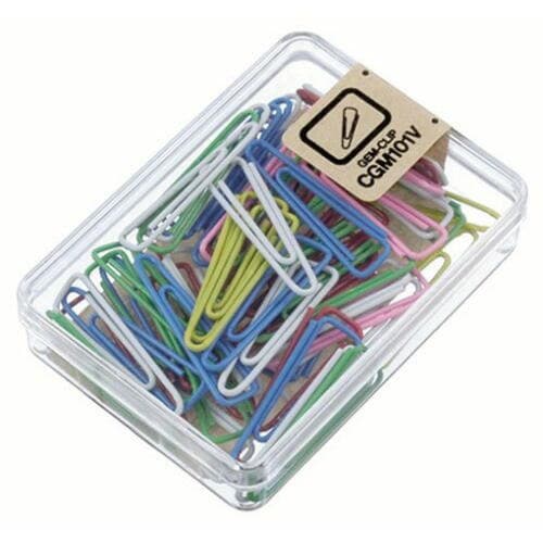 カラーVゼムクリップ カラーMIX 50本 5個