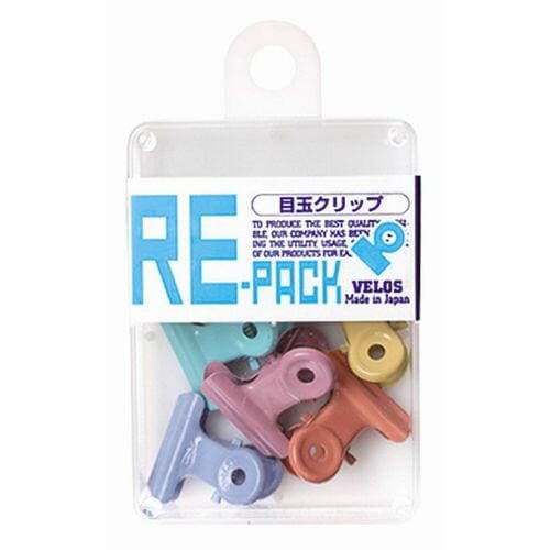 リ・パック 豆 目玉クリップ パステル 5コ 5個