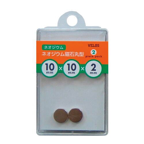 ネオジウム磁石 丸型 Ф10x2mm 2コ 5個