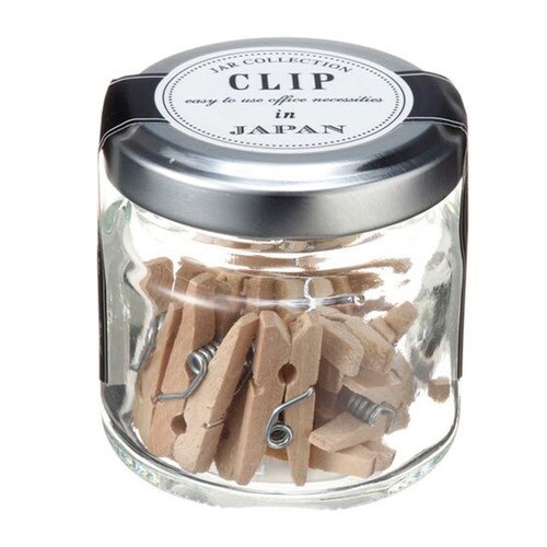 ジャーコレクション木製ピンチミニ25mm 100個