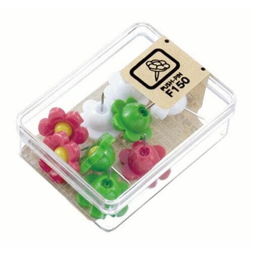 フラワー画鋲 9本入 3色 カラーMIX 5個