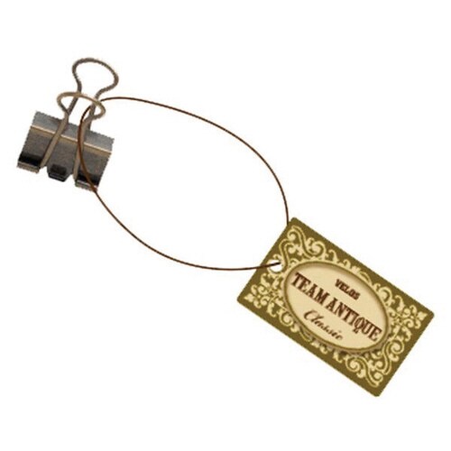 アンティーク 小Wクリップ 1P 5個