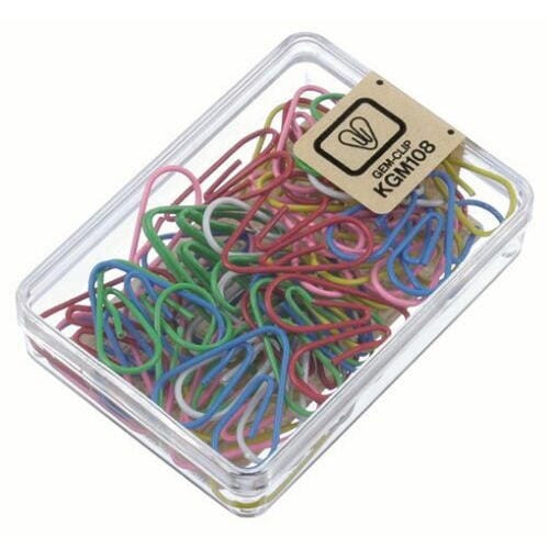 カラーハートゼムクリップ カラーMIX 20本5個