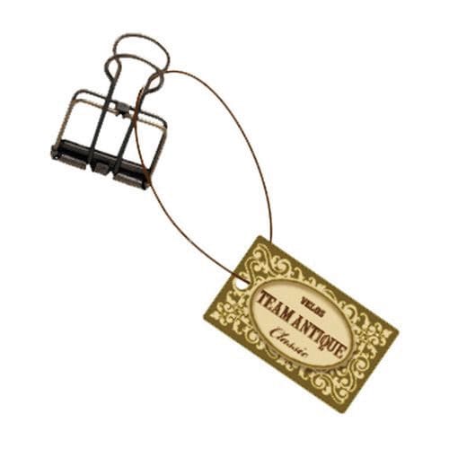 アンティーク 小ワイヤーWクリップ 1P 5個