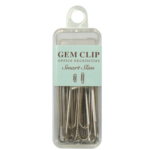 スマートスリムジャンボゼムクリップ シルバー 5個