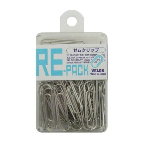 リ・パック特大ゼムクリップシルバー40g 5個