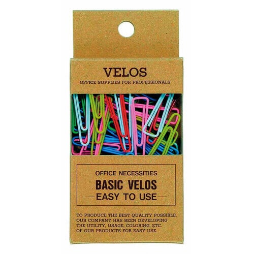 ニューパックカラーVゼムクリップ 50本 5枚