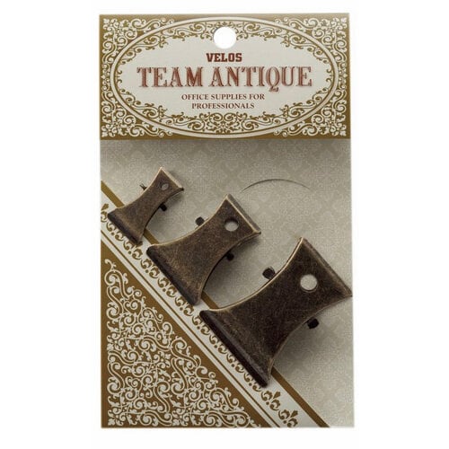 チーム・アンティークバチ型クリップ大・中・豆 5枚