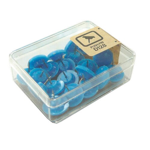 カラー画鋲 20本 青 5個