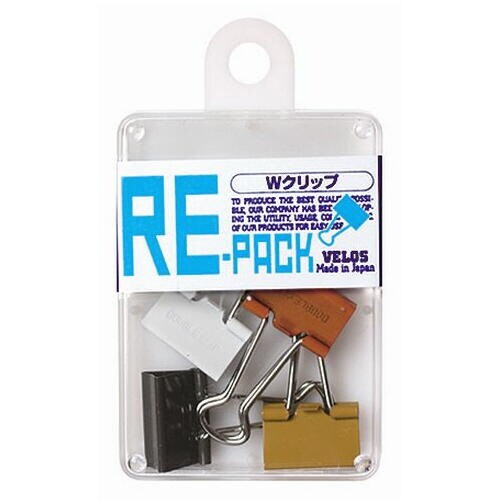 リ・パック 小 Wクリップ ア−スン 4コ 5個