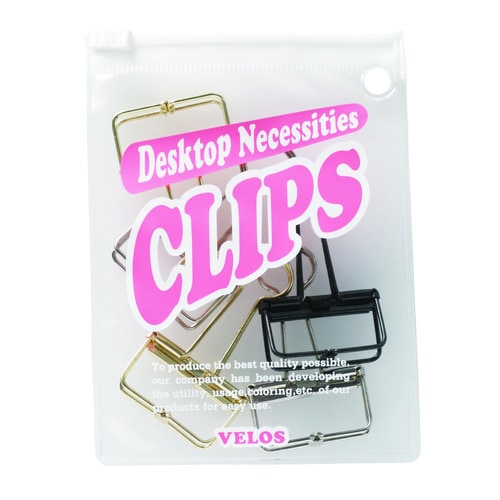 クリアケースパック大ワイヤーWクリップ 5個 5個