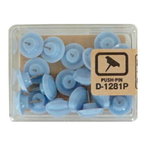 カラー画鋲 20本 パステル 青ふじ 5個