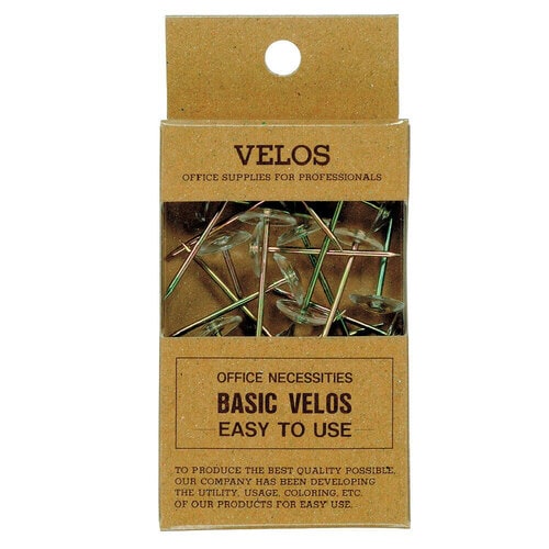 ニューパック カ−ペット画鋲 透明 20本 5枚