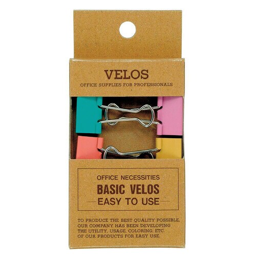 ニューパック 小 Wクリップ パステル 4コ 5枚