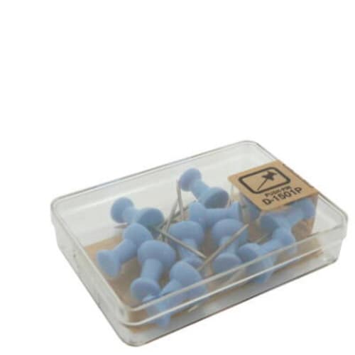 ダルマロング画鋲 11本 パステル 青ふじ 5個