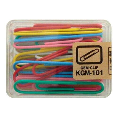 カラーゼムクリップ ジャンボ MIX 18本 5個