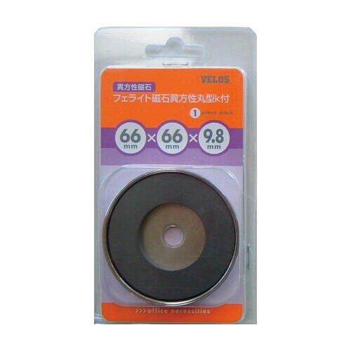 磁石異方性丸型K付Ф66x9.8mm1コ 5個