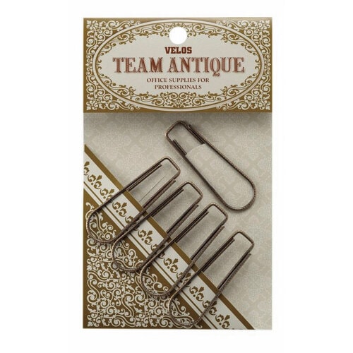 チーム・アンティークジャンボゼムクリップ5P 5枚