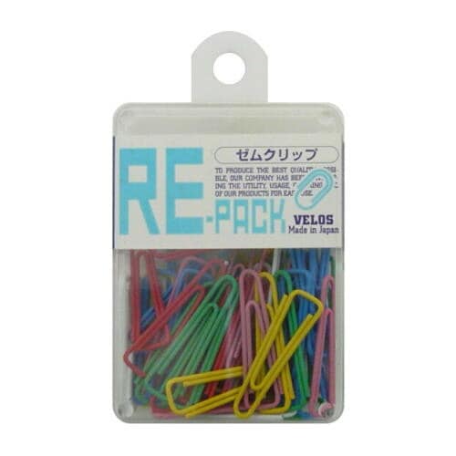 リ・パックカラーVゼムクリップMIX60本 5個