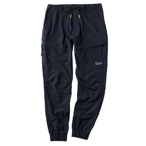 ストレッチジョガーパンツ ネイビー L