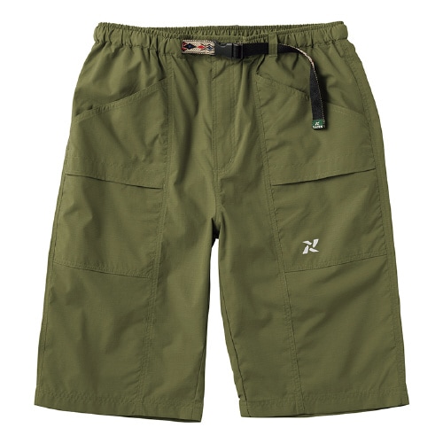 ナイロンリップショートパンツ カーキ 3L