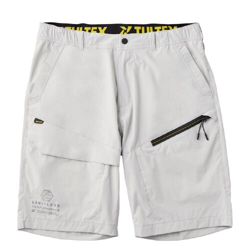 ストレッチショートパンツ シルバーグレー L