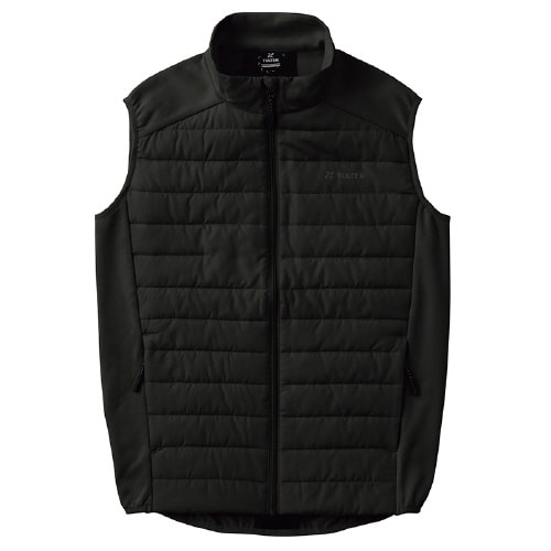 中綿ニットコンビベスト ブラック L