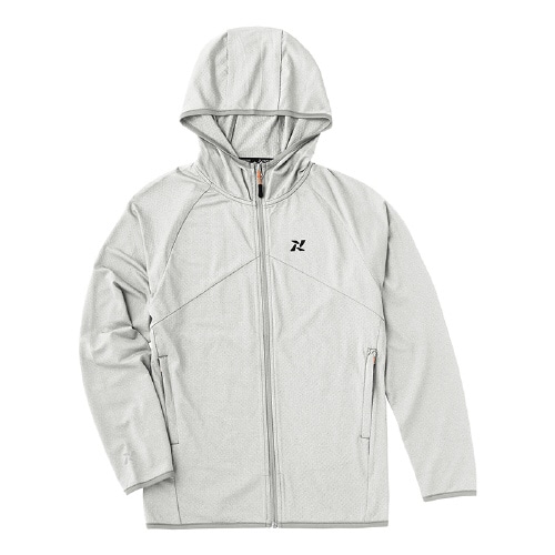 超通気パーカ グレー 3L