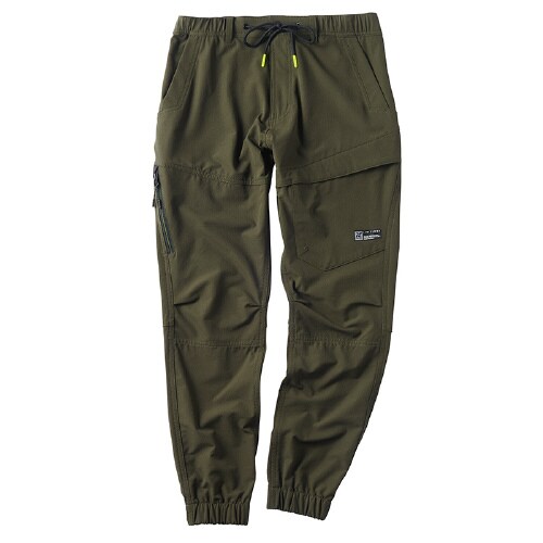 ストレッチジョガーパンツ カーキ S