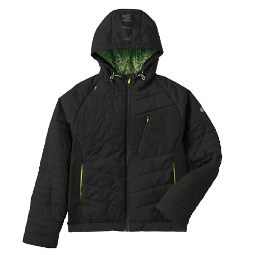 中綿パーカジャケット ブラック S