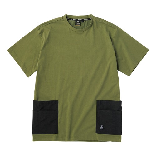 接触冷感Tシャツ カーキ LL