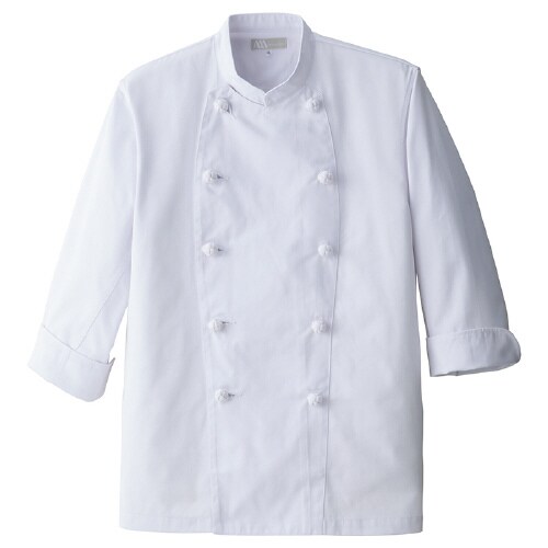 7分丈コックコート ホワイト 6L