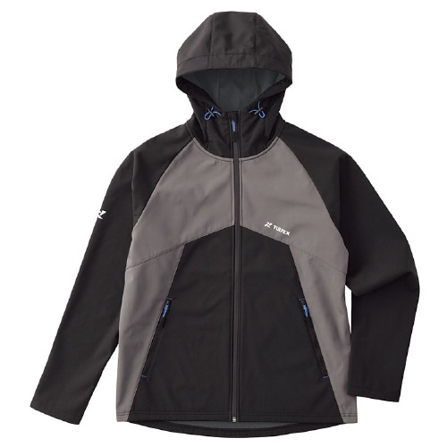 防風裏フリースジャケット ブラック L