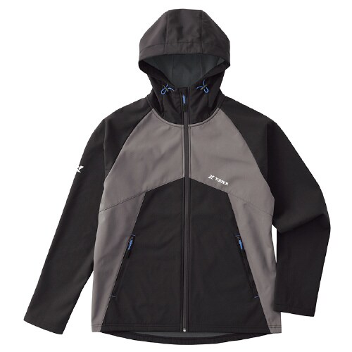 防風裏フリースジャケット ブラック LL