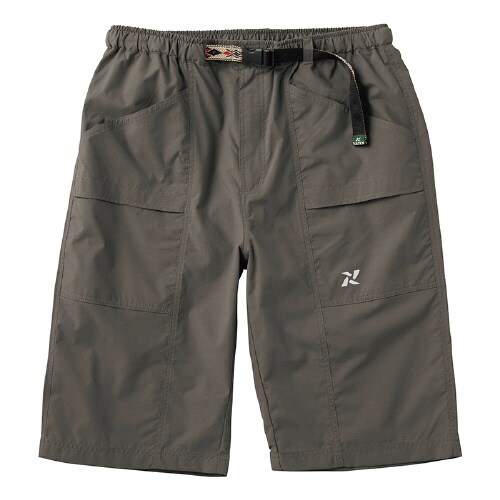 ナイロンリップショートパンツ チャコール 3L