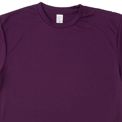 4.4オンスドライ半袖T パープル M