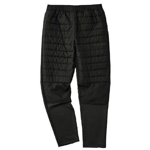 グラフェン中綿ニットコンビパンツ ブラック L