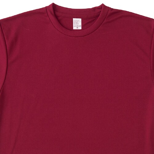 4.4オンスドライ半袖T バーガンディ LL