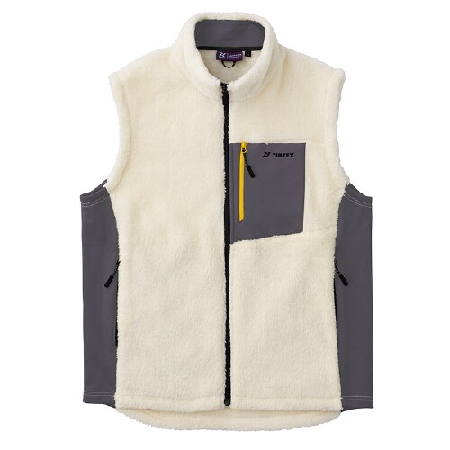 ボアフリースベスト オフホワイト M