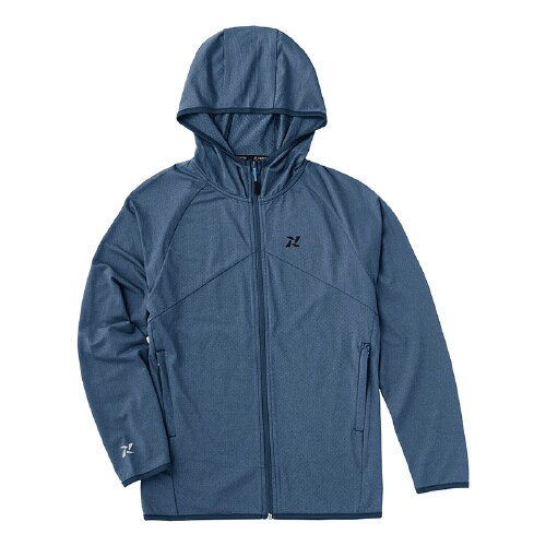 超通気パーカ ブルー M