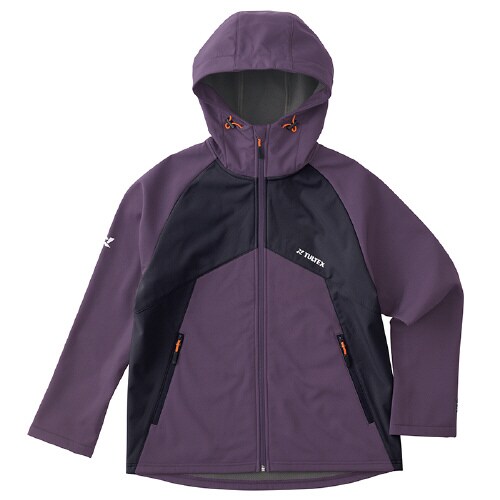 防風裏フリースジャケット パープル L