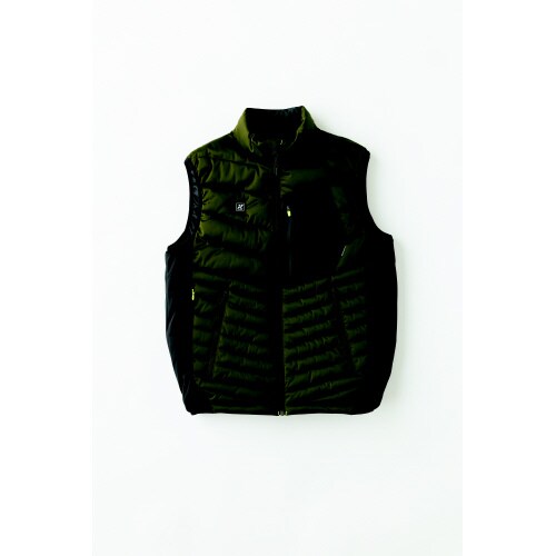 衿付ヒーターベスト カーキ 4L