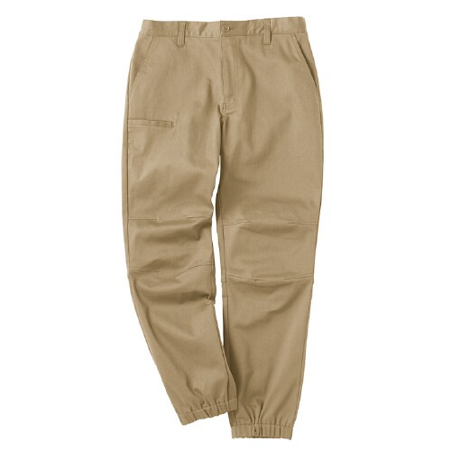 ストレッチジョガーパンツ ベージュ L