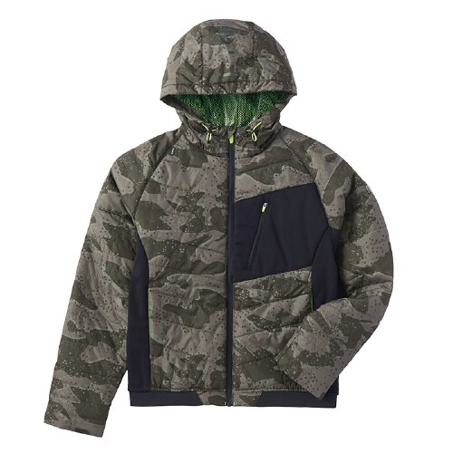 中綿パーカジャケット カモグレー M